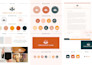 do modern minimalist or feminine logo design and visual identity for business